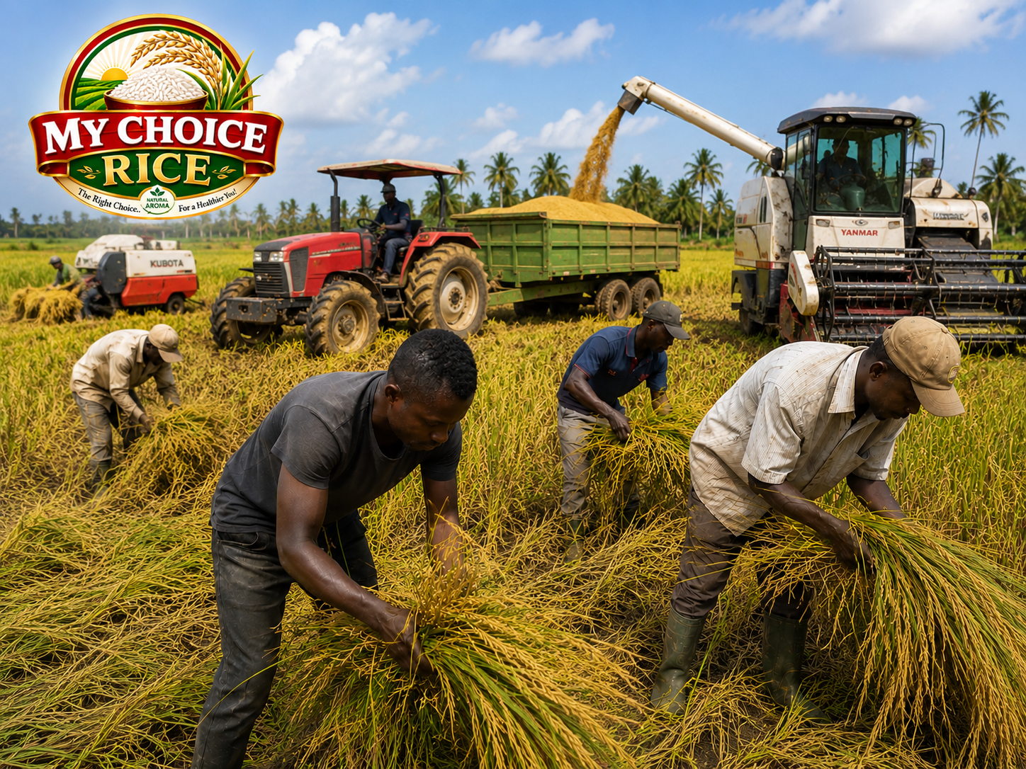 MY CHOICE RICE promotional flyer